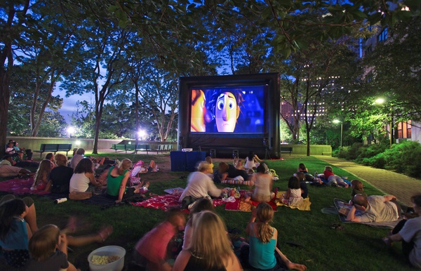 Watch a movie outdoors - Bucket List Ideas