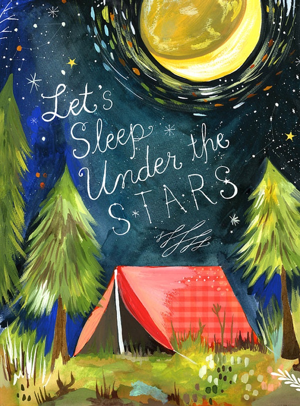 Sleep under the stars - Bucket List Ideas