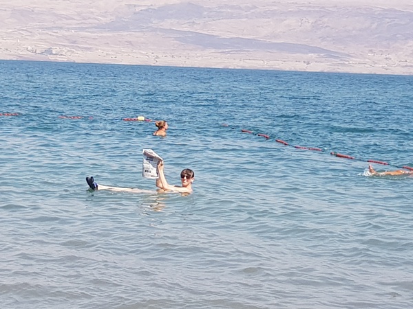 Float in the dead sea and read a newspaper - Bucket List Ideas